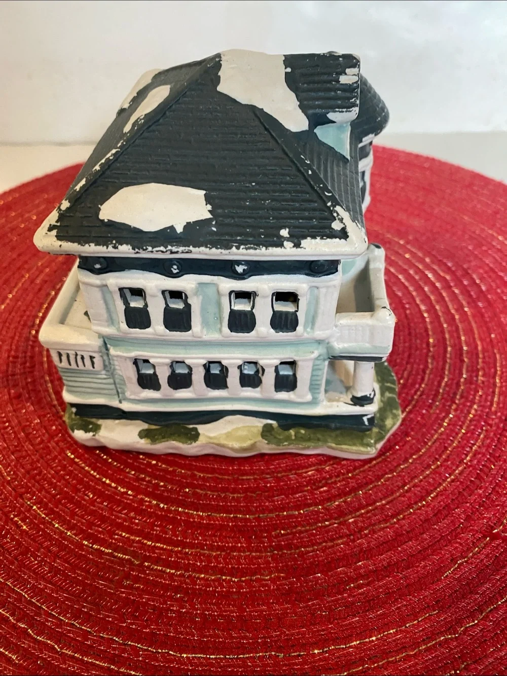 Vintage 1994 Mann Mini Christmas Mansion